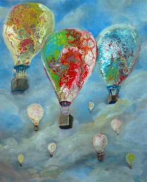 Heißluftballons