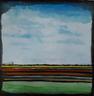 Landschaft mit Himmel