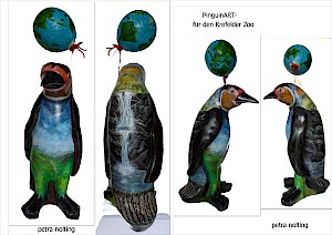 Pinguin Art Krefelder Zoo